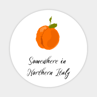 Peach, Call me by your name, Somewhere in Northern Italy Magnet